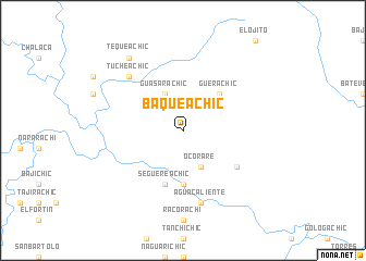map of Baqueáchic