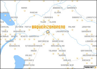 map of Baquerizo Moreno