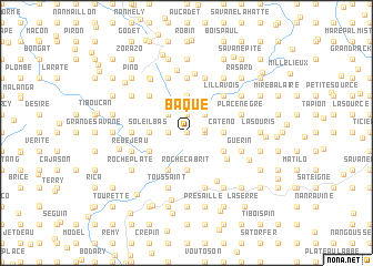 map of Baque