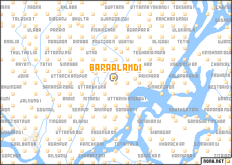 map of Bara Ālamdi