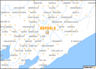 map of Baraale