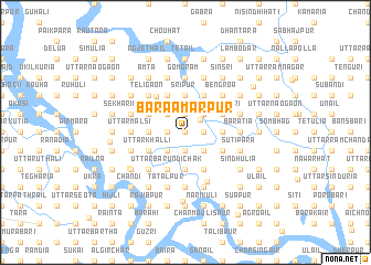 map of Bara Amarpur