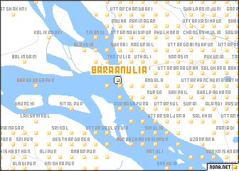 map of Bara Ānulia