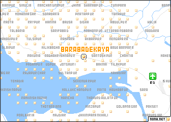 map of Bara Bādekaya