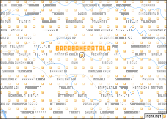 map of Bara Baherātala