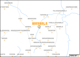 map of Barabala