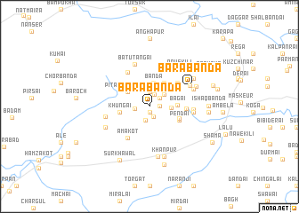 map of Bara Bānda