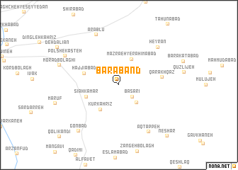 map of Bārāband