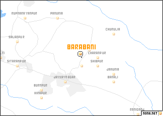 map of Barābani