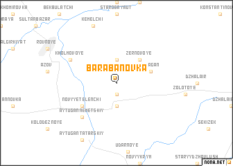 map of Barabanovka