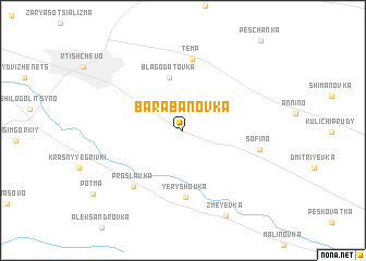 map of Barabanovka