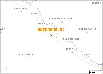 map of Barabanovka