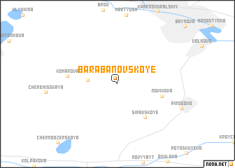 map of Barabanovskoye