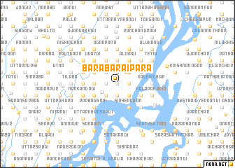 map of Bara Bāraipāra