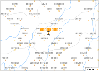 map of Barabara