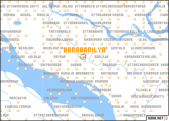 map of Bara Bārilya
