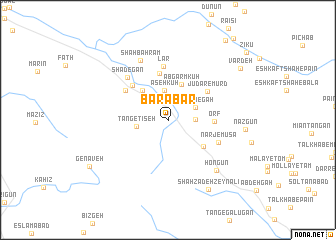 map of Barābar