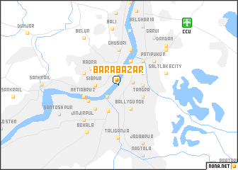 map of Bara Bazar