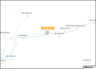 map of Baraba