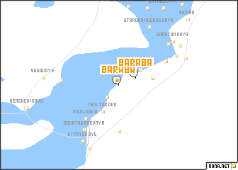 map of Baraba