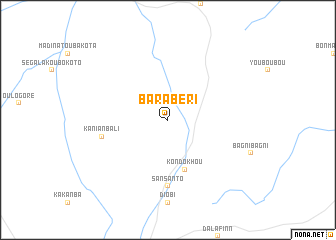 map of Barabéri