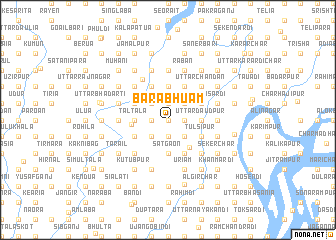 map of Bara Bhuam