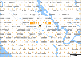 map of Bara Bil Nālai