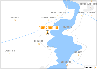 map of Barabinka