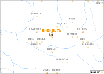 map of Baraboye