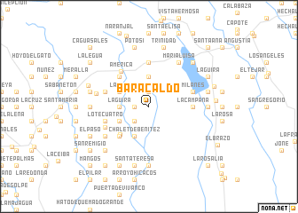 map of Baracaldo