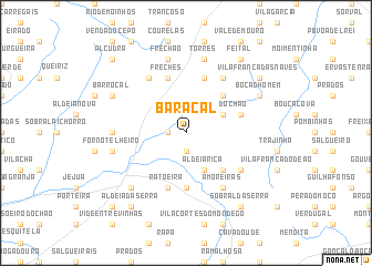 map of Baraçal