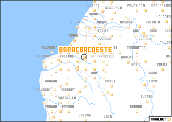 map of Baracbac Oeste