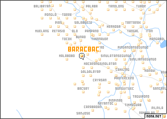 map of Baracbac