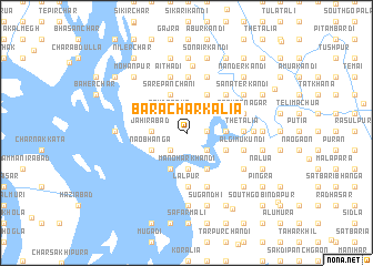 map of Bara Char Kālia