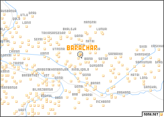 map of Barāchar