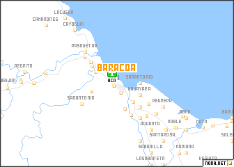 map of Baracoa