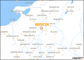 map of Baracoa