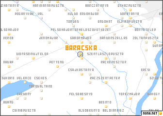 map of Baracska