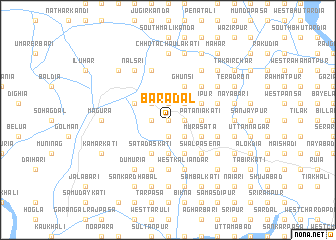 map of Baradal