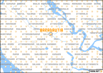 map of Bara Dautia