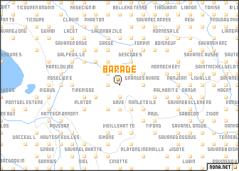 map of Barade