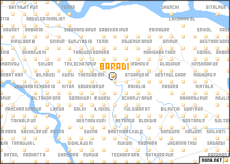 map of Bārādi