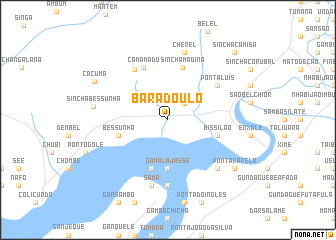 map of Baradoulo