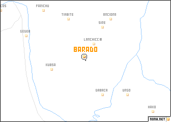 map of Barado