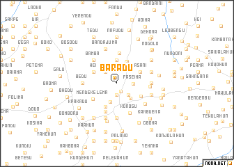 map of Baradu
