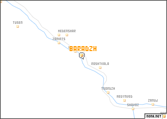 map of Baradzh