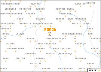 map of Barād