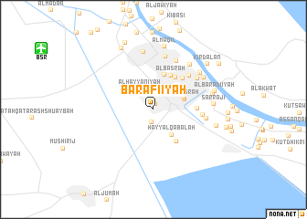 map of Barāfi‘īyah