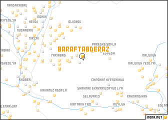 map of Barāftāb Derāz