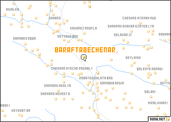 map of Barāftāb-e Chenār